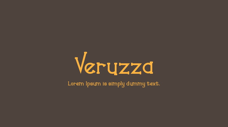 Veruzza Font Family