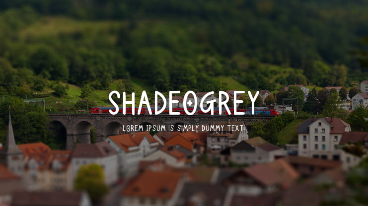 Shadeogrey Font