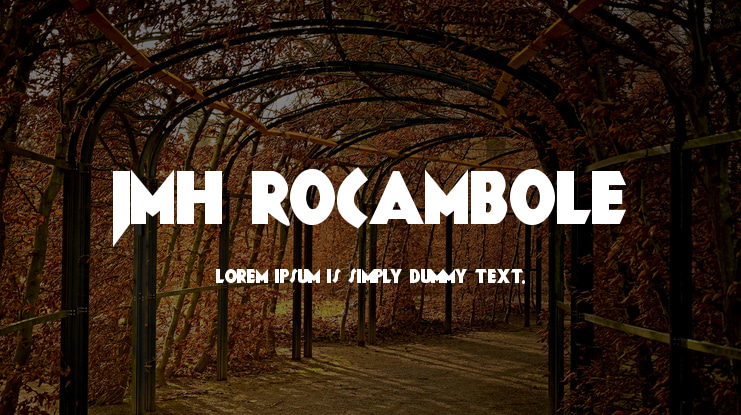 JMH ROCAMBOLE Font Family