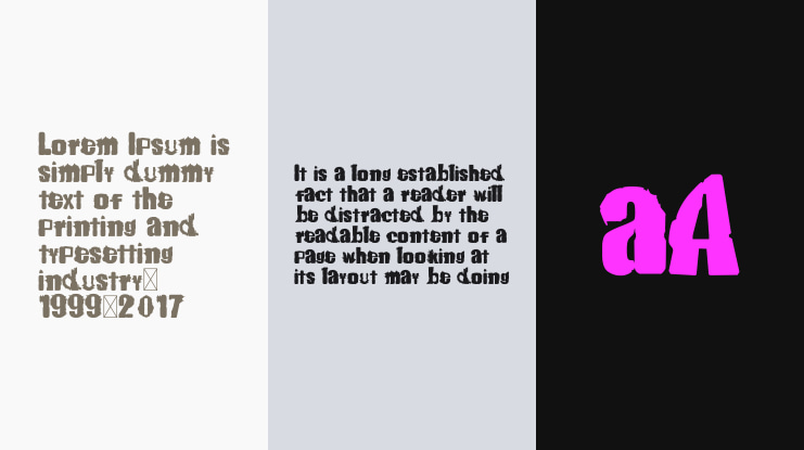 Mexico Hypoxic Zone Font