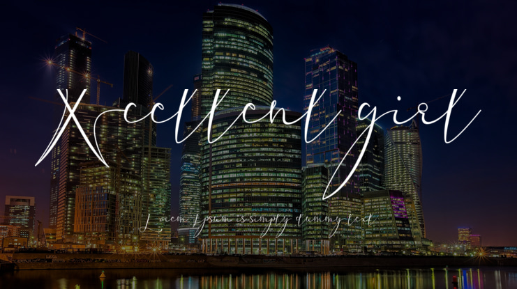 Xcellent girl Font