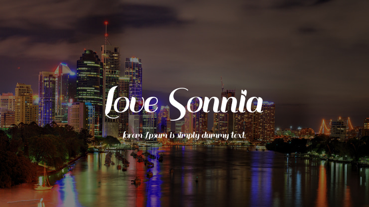 Love Sonnia Font