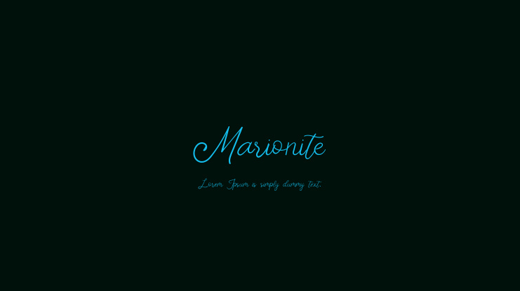 Marionite Font