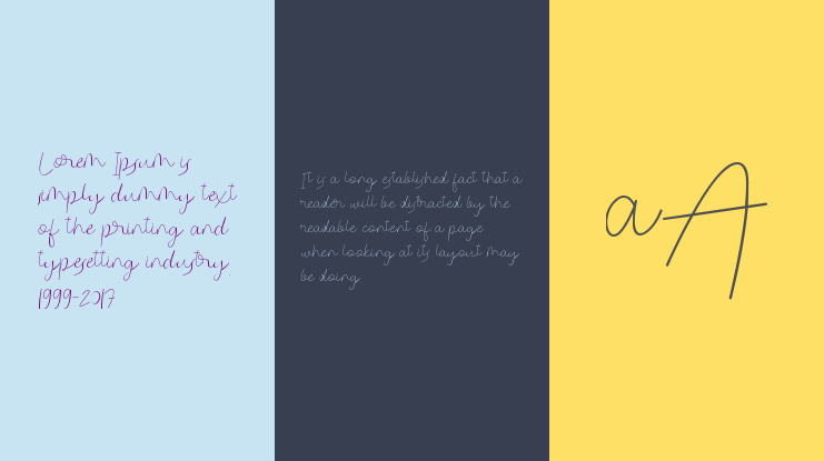 Congealed Signature Font