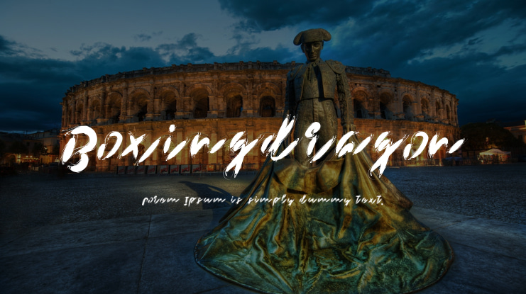 Boxingdragon Font