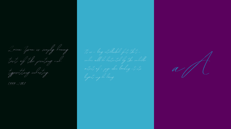 Hegomoni Signature Font