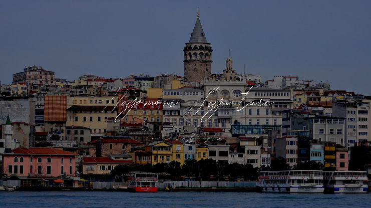 Hegomoni Signature Font