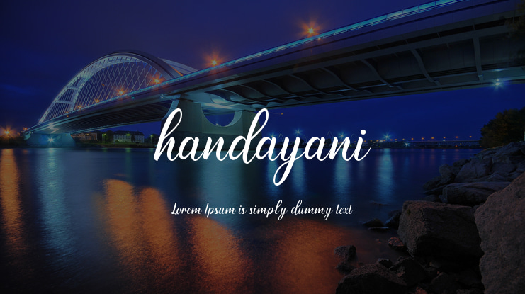 handayani Font