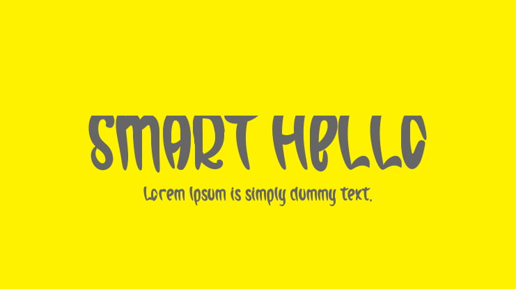 SMART HELLO Font