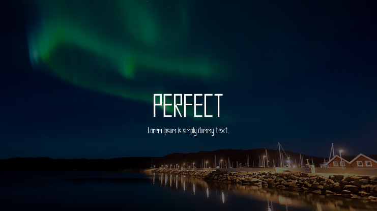 PERFECT Font
