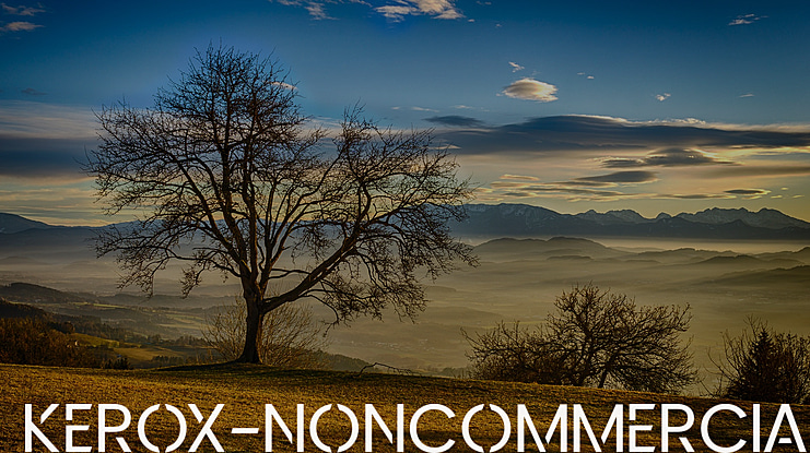 Kerox-NonCommercial Font