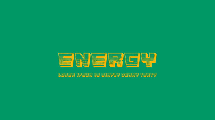 Energy Font Family