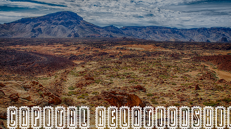 Capital Relationship Font