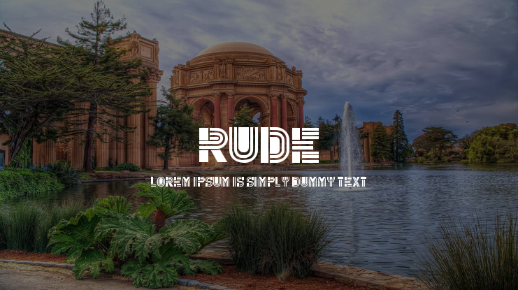 Rude Font Family