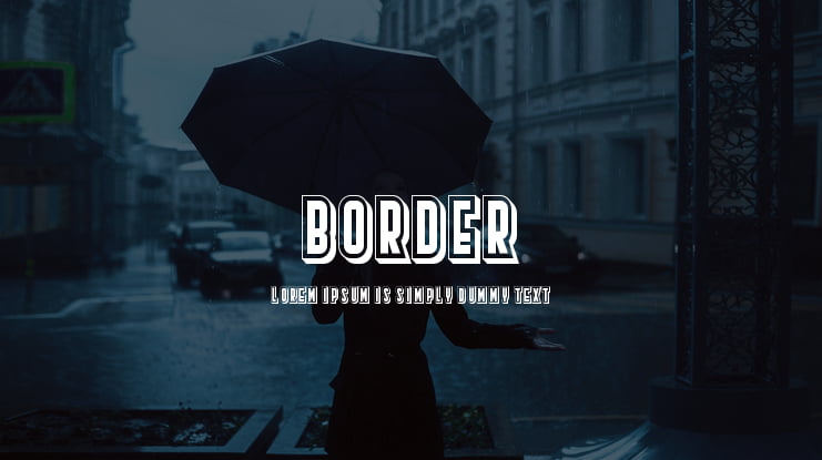 Border Font
