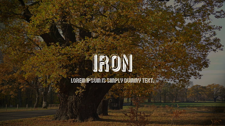 Iron Font
