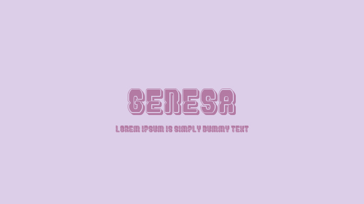 Genesa Font