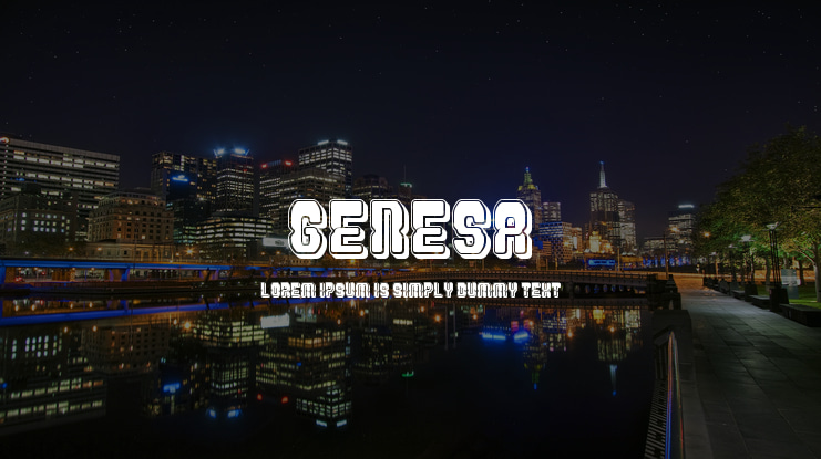 Genesa Font
