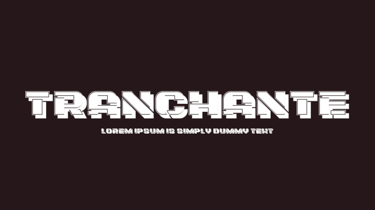 Tranchante Font
