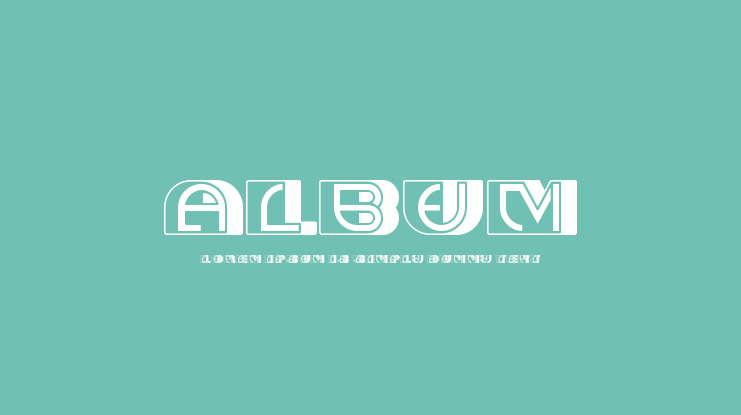 Album Font Family