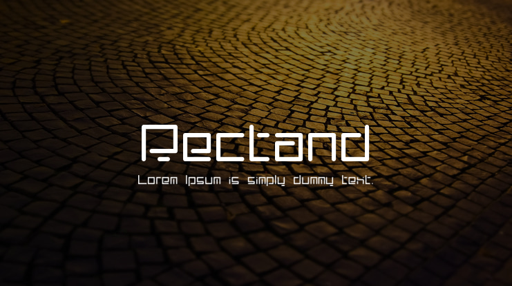 Rectand Font