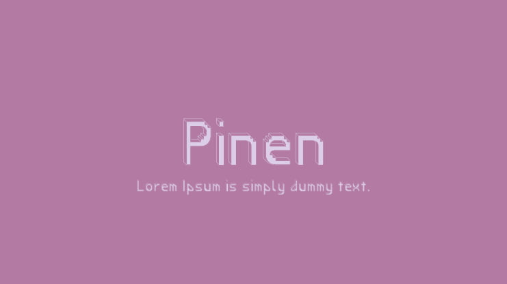 Pinen Font