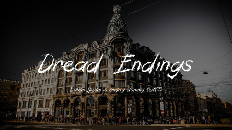Dread  Endings Font