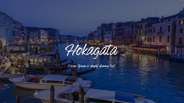 Hokagata Font