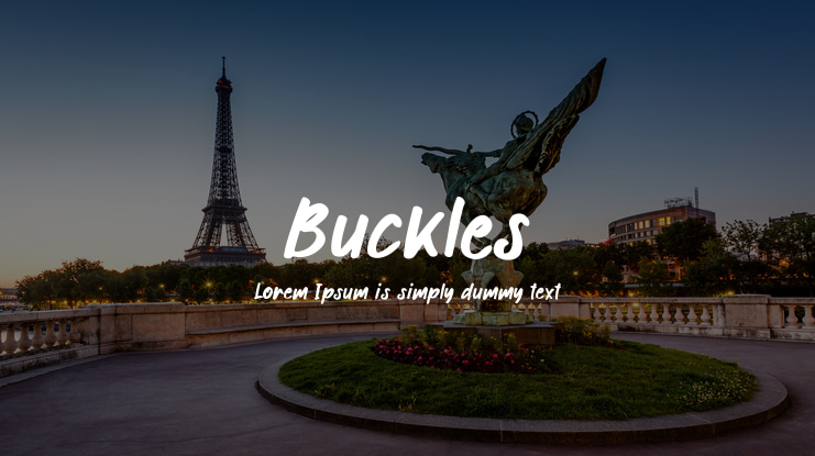 Buckles Font