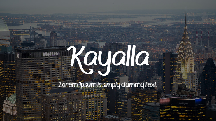 Kayalla Font