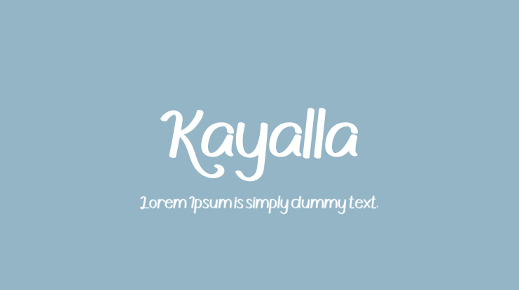 Kayalla Font