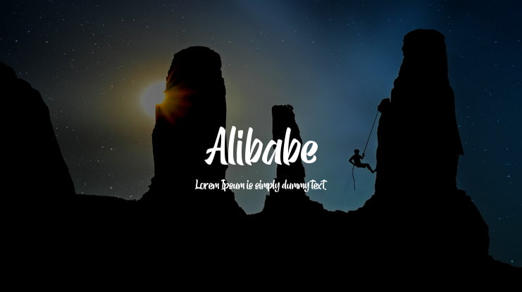 Alibabe Font