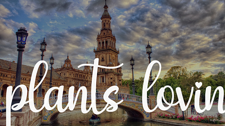 plants lovin Font