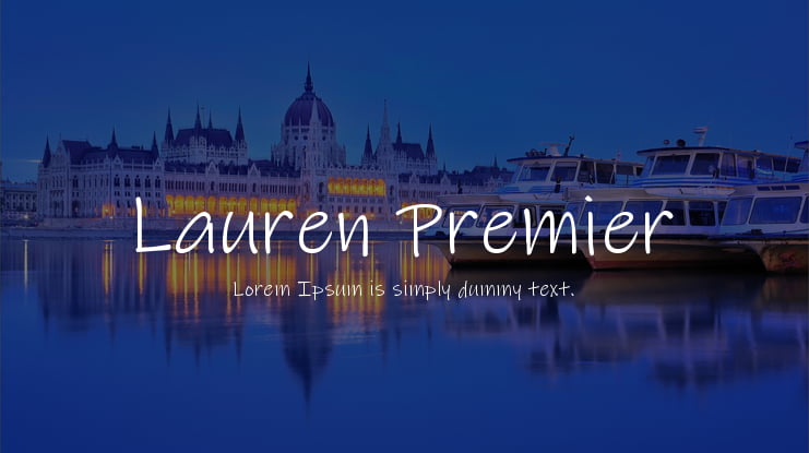 Lauren Premier Font