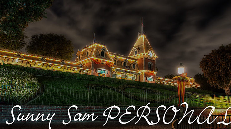 Sunny Sam PERSONAL Font Family