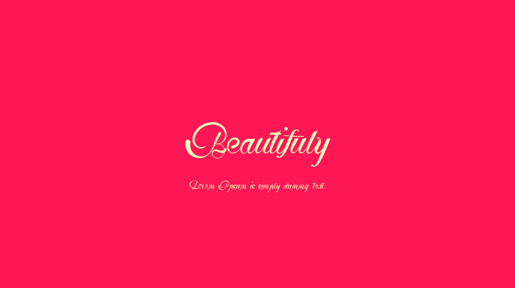 Beautifuly Font