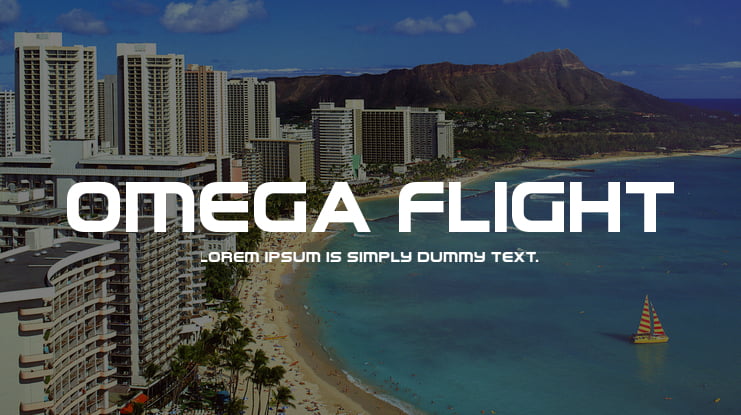 Omega Flight Font Family