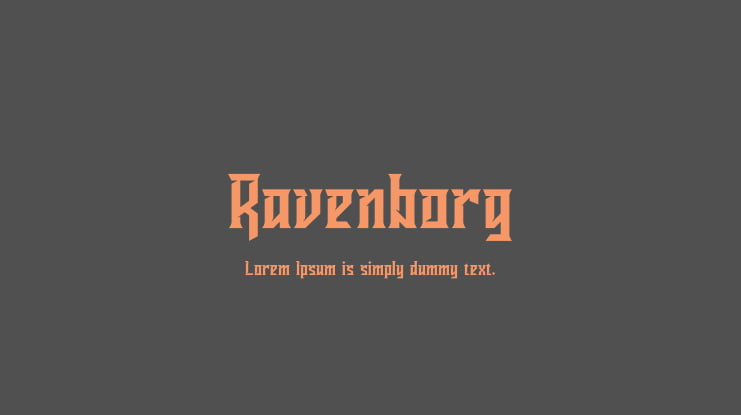Ravenborg Font Family