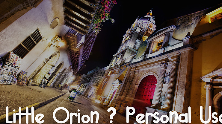 Little Orion - Personal Use Font