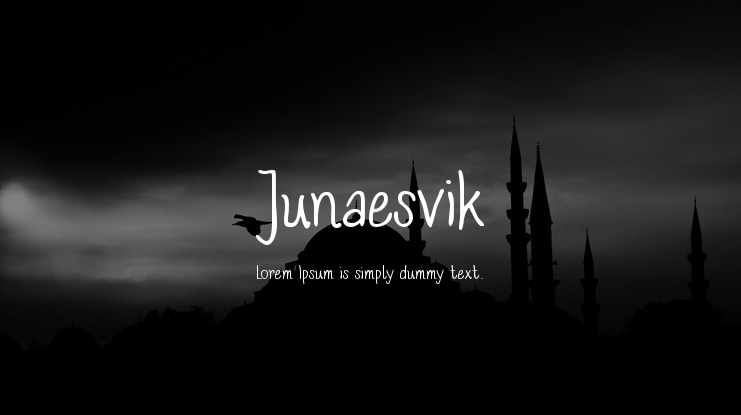 Junaesvik Font