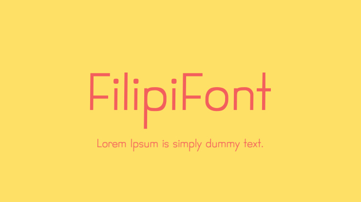 FilipiFont Font