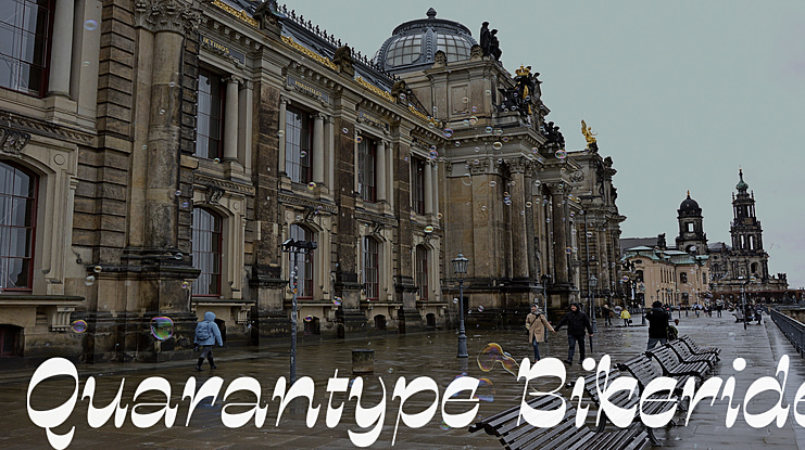Quarantype Bikeride Font