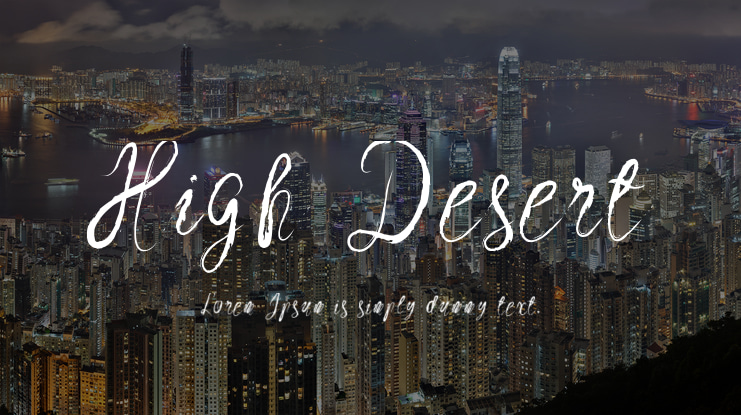 High Desert Font