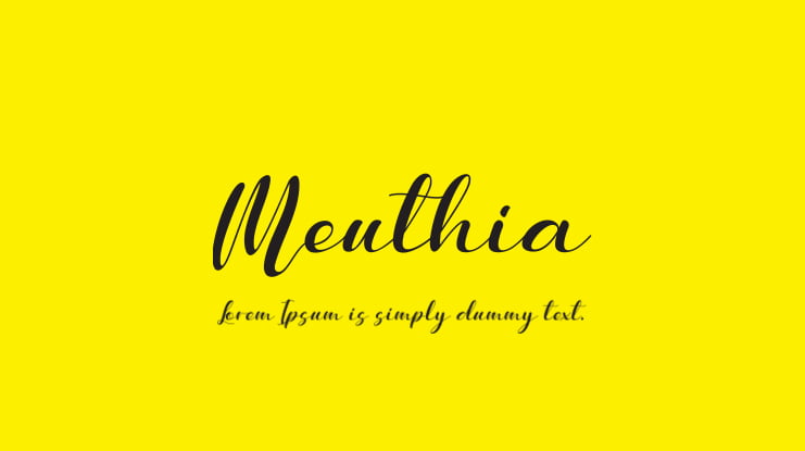 Meuthia Font