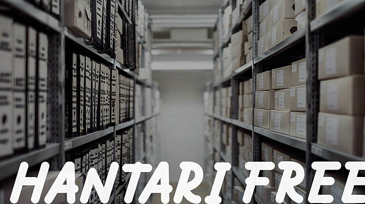 Hantari FREE Font