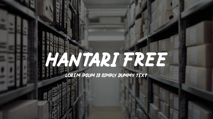 Hantari FREE Font