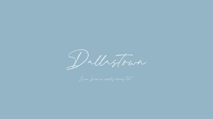 Dallastown Font
