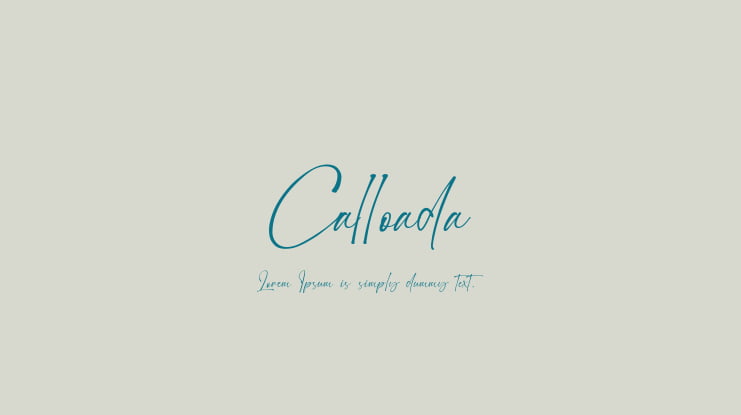Calloada Font