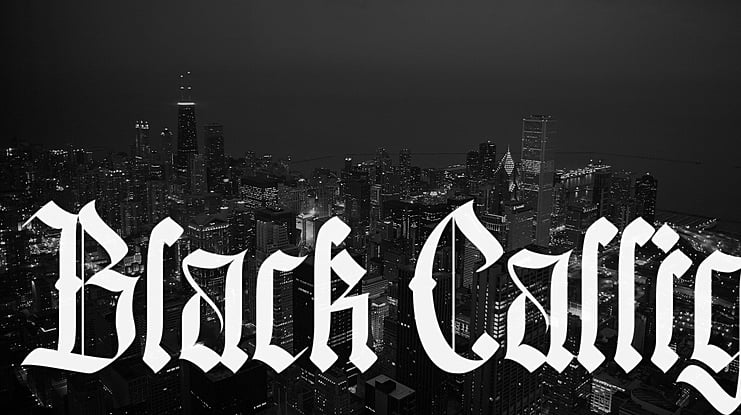 Black Callig Font : Download Free for Desktop & Webfont