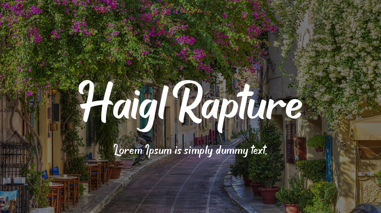 Haigl Rapture Font